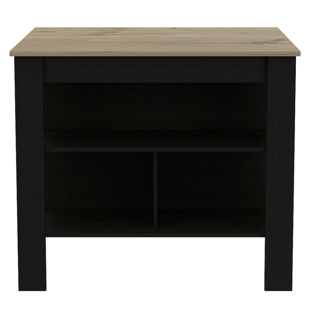 White Light-Oak Kitchen Island Q199163