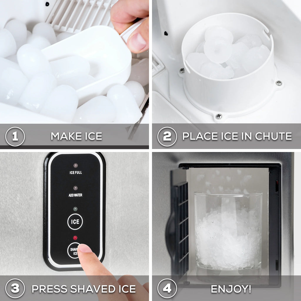 44 lb. Ice Maker and Ice Shaver E890