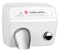 Cast Iron White Push-Button Hand Dryer U99396