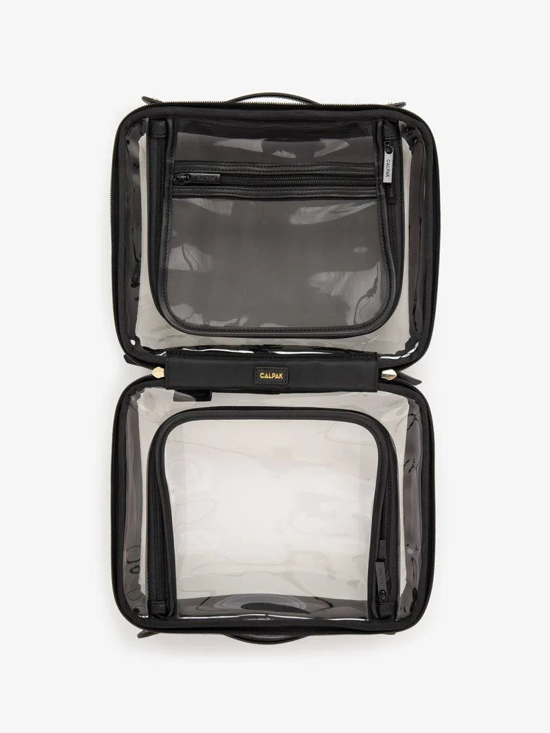 Clear Cosmetic Case Black One Size X518493