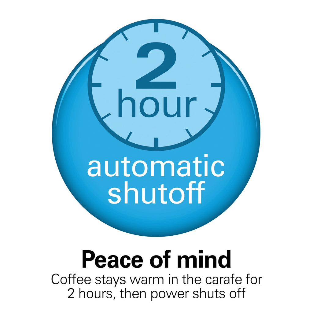 Programmable Coffee Maker, 12 Cups, Stainless Steel H2816