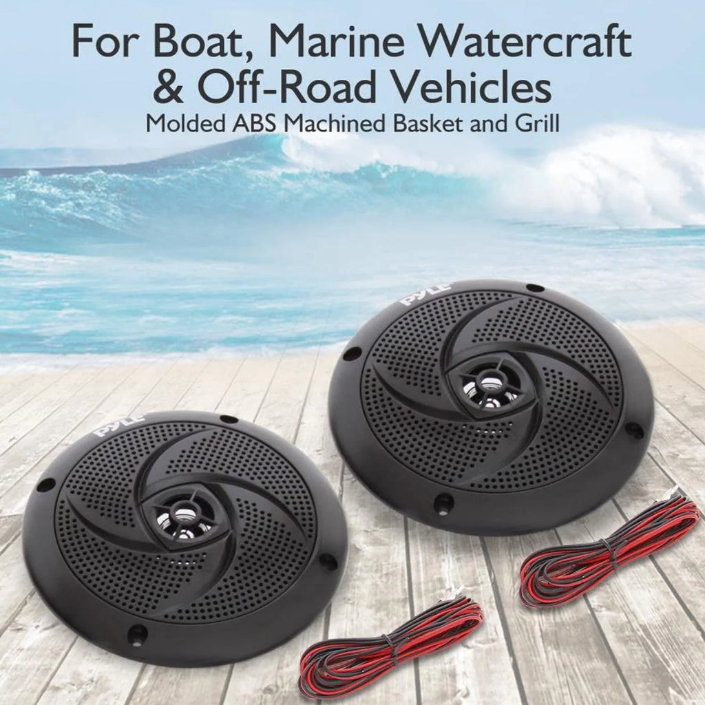 5.25-In Waterproof Low Profile Marine Speakers K157