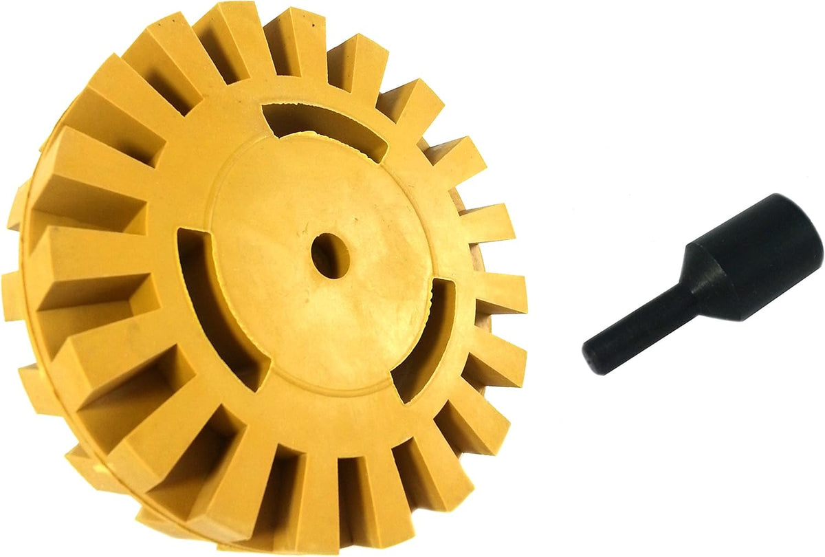Rubber Eraser Wheel with Drill Adapter 6-pack, Pack of 2 P8768