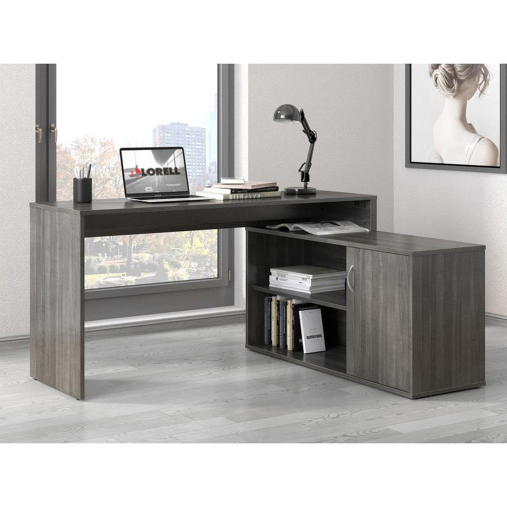 L-Shape Workstation with Cabinet L14406