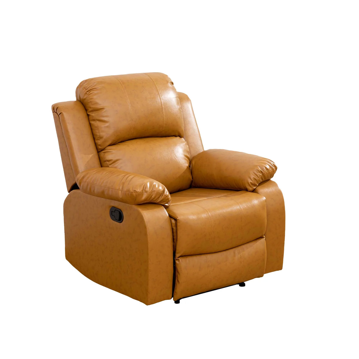 Yellow Leather Recliner Chair N36981