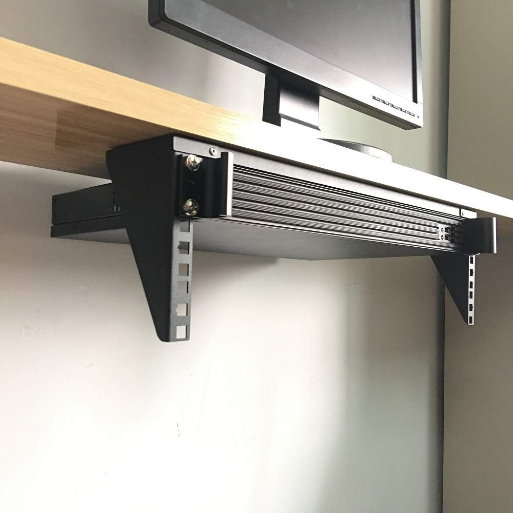 2U Light-Loading Foldable 19 Inches Cold Rolled Steel Vertical Wall Mount Rack N8779