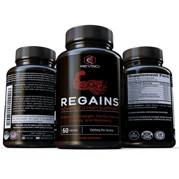 60 Capsules Human Growth Hormone Supplements U401090