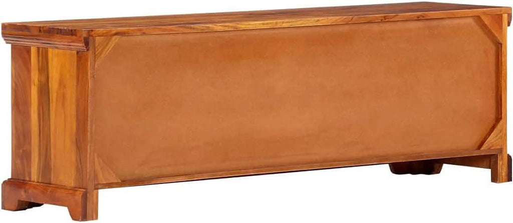46.8" Solid Acacia Wood TV Stand with Storage Z8095