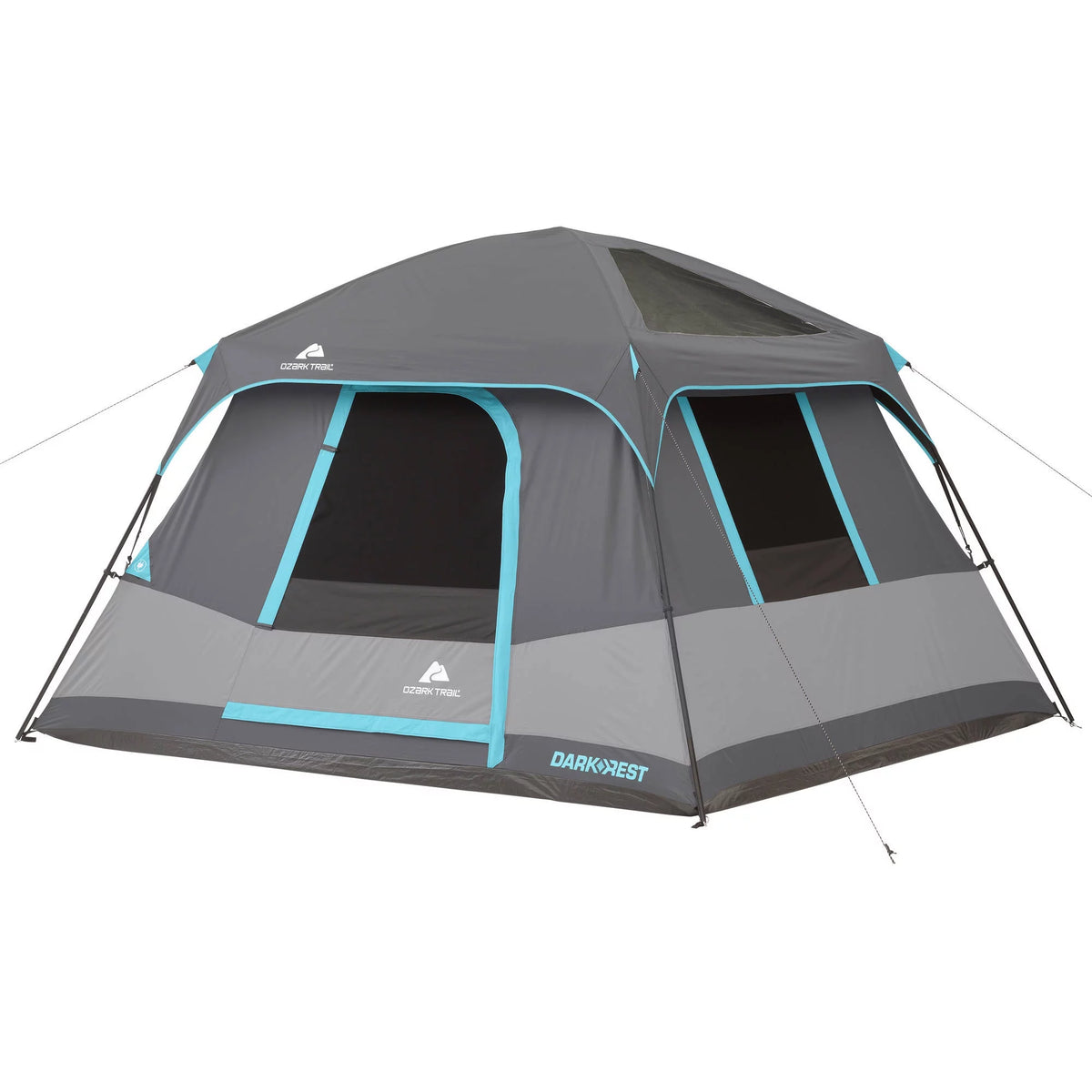 6-Person Dark Rest Cabin Tent with Skylight Ceiling Panels M390276