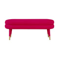 Pink Velvet Bench A832768