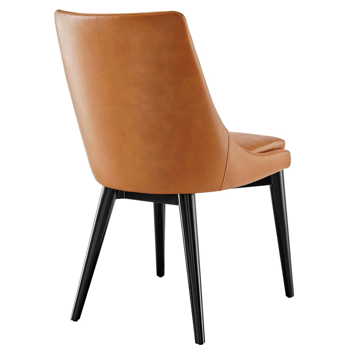 Tan Vegan Leather Dining Chair R71719