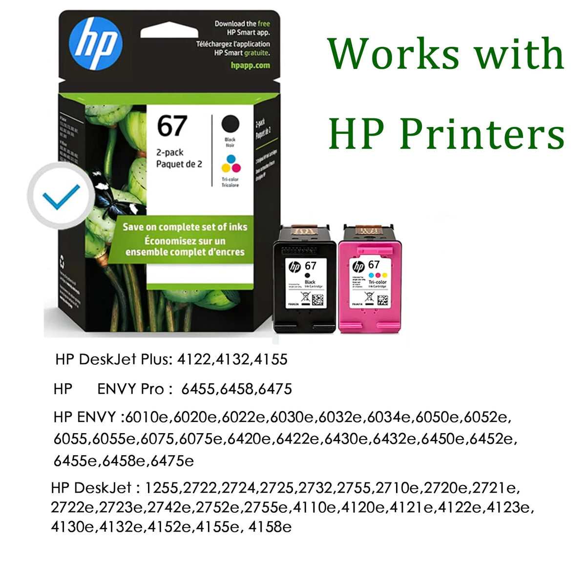 Black and Tri-Color Ink Cartridges 2 Pack G990258