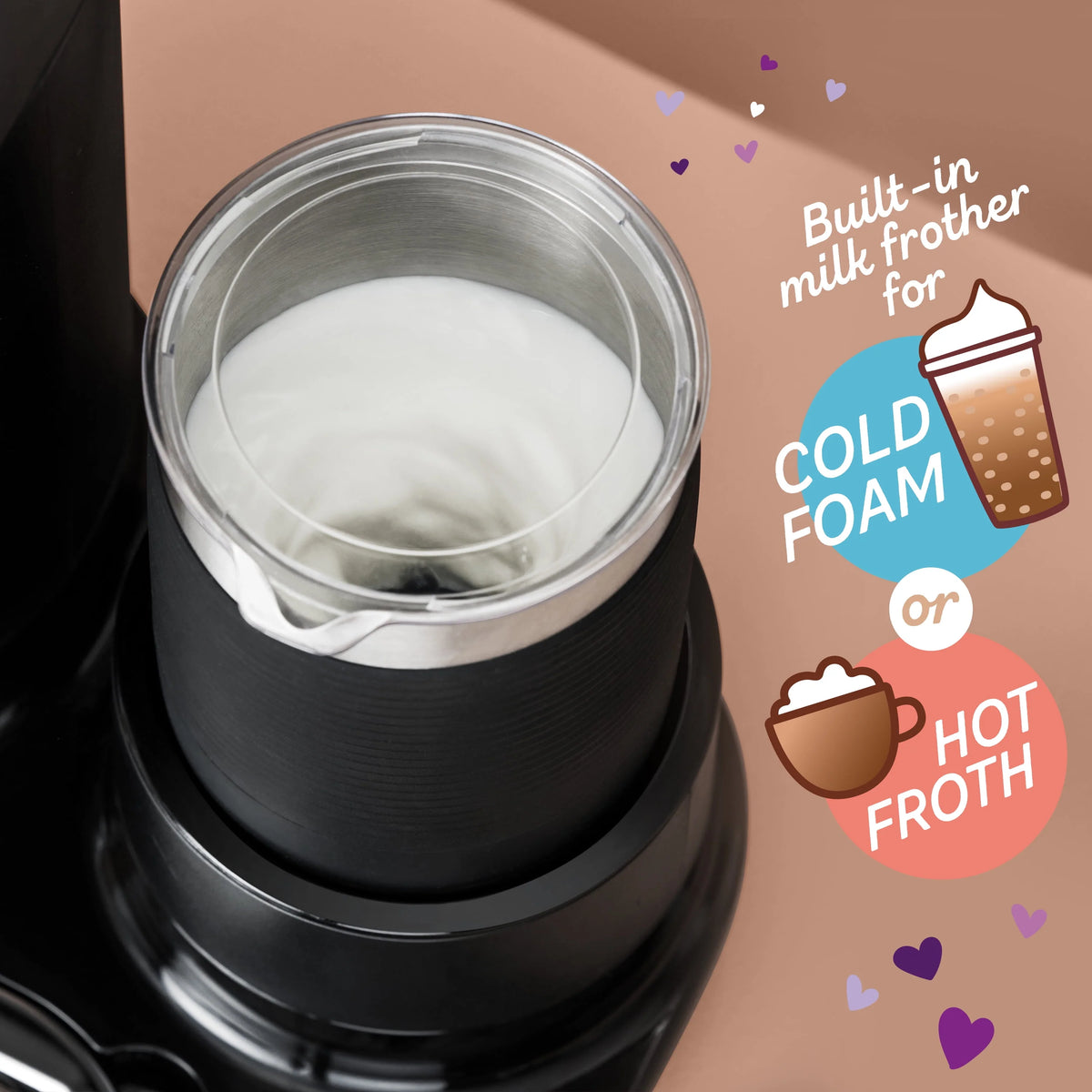 Black Single-Serve Coffee Maker O7637