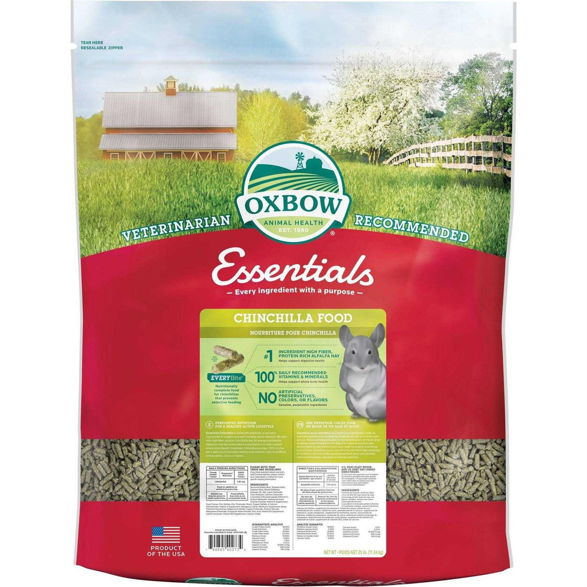 Chinchilla Food W2197