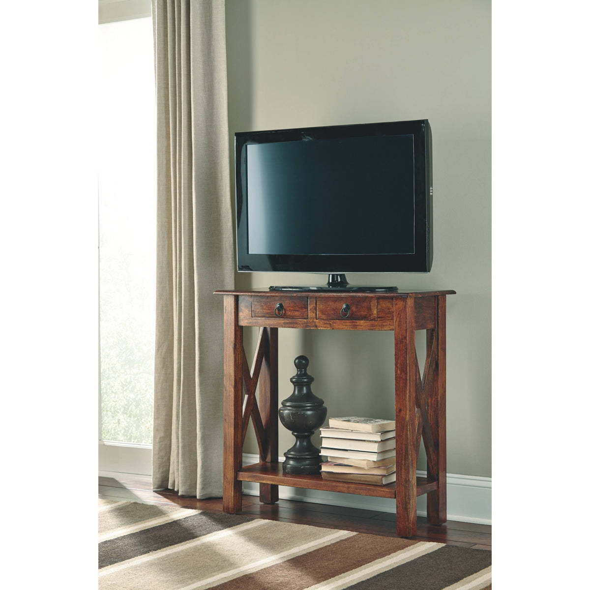 Brown Console Sofa Table U41469