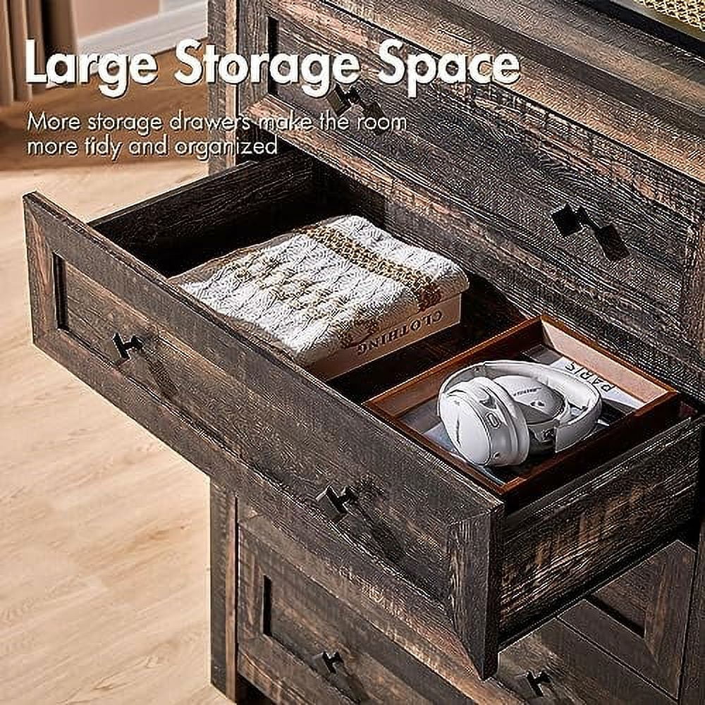 5 Drawer Wood Dresser P46681