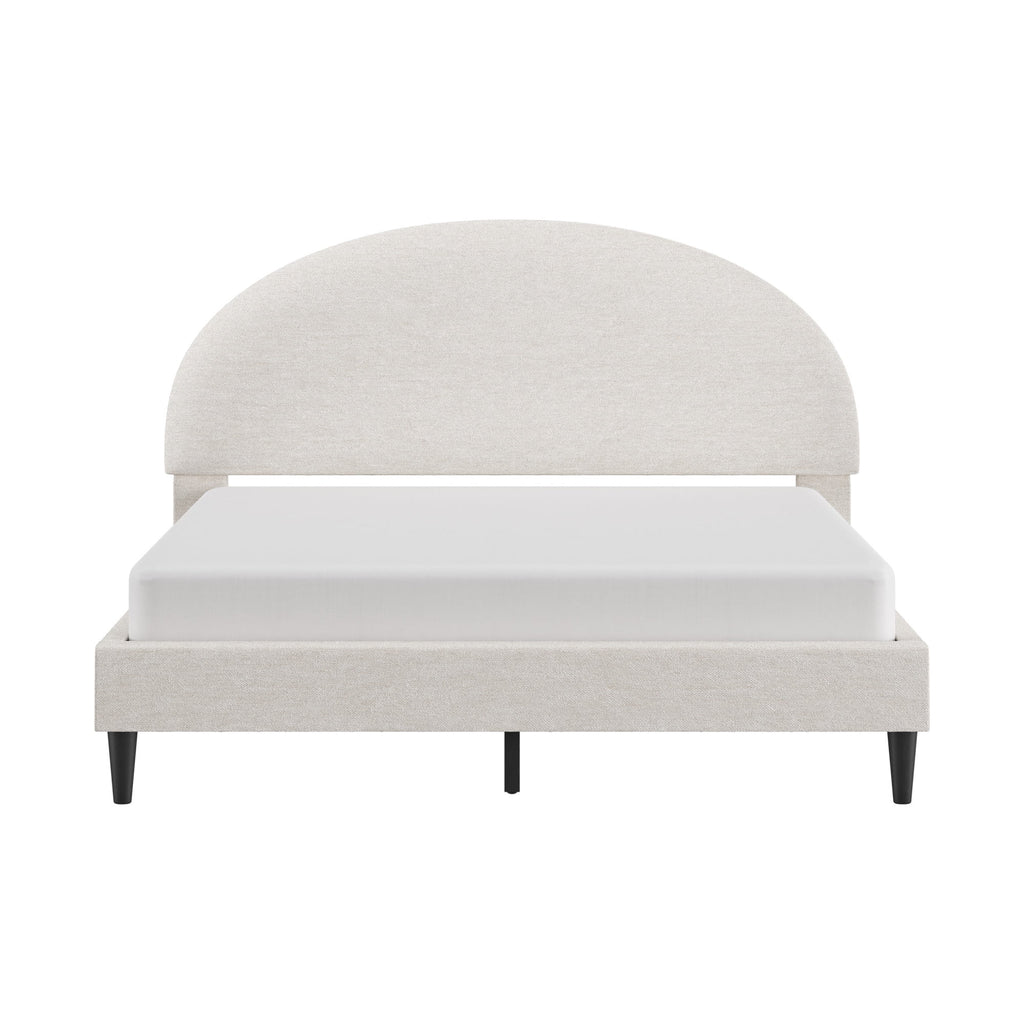 Queen Upholstered Platform Bed U496