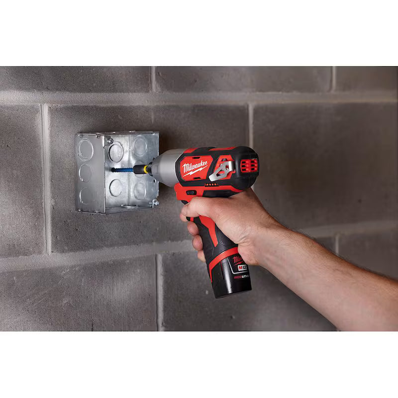 12V Cordless Drill Driver/Impact Driver Combo Kit with 23-Piece Titanium Drill Bit Set Q126740