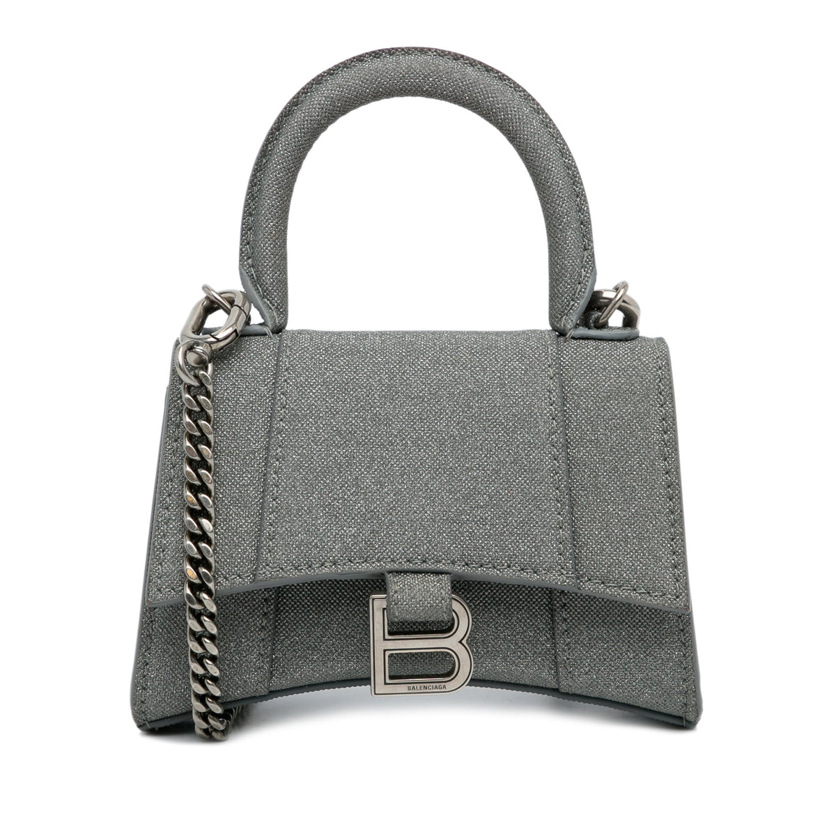 Gray Polyester Satchel M316594