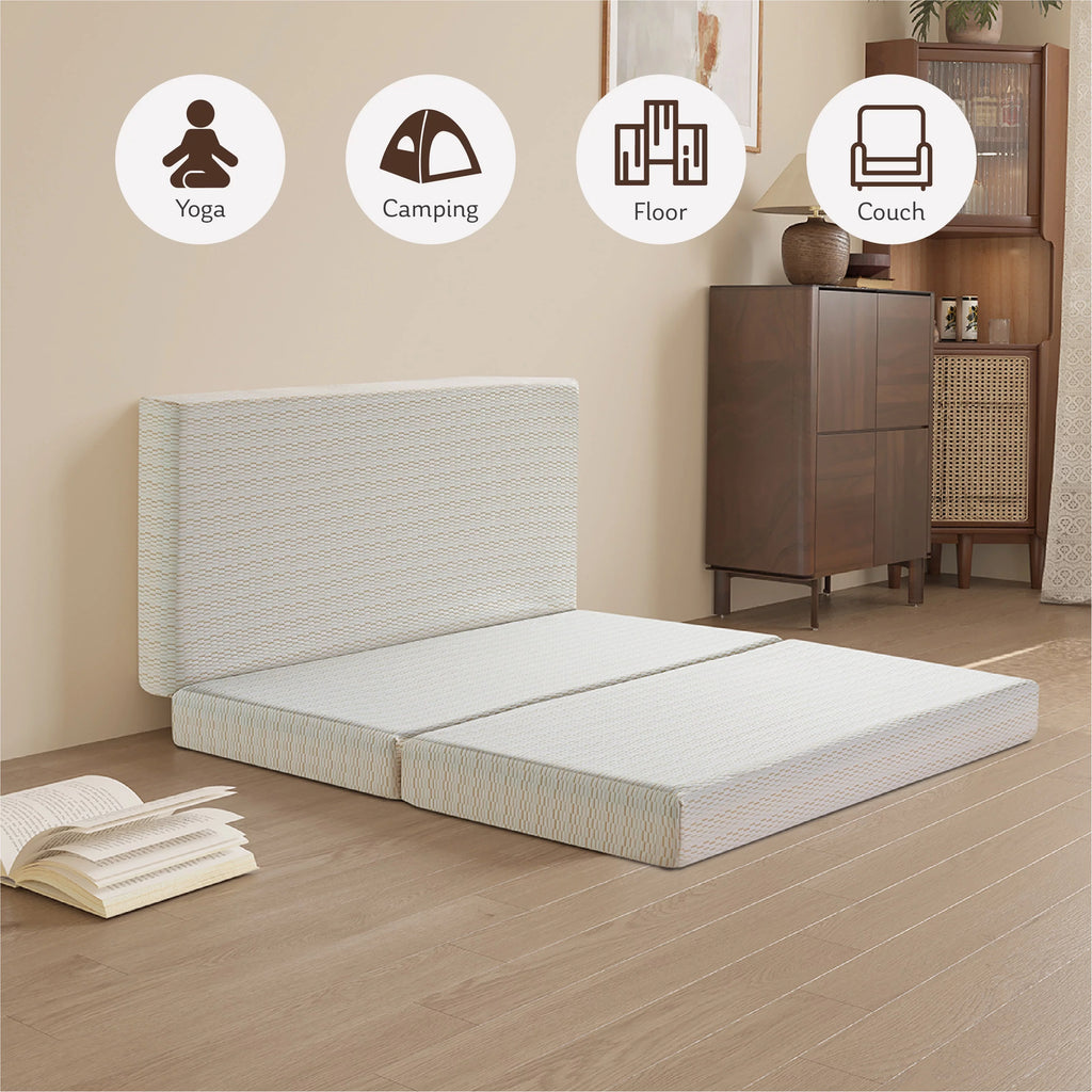 3 inch Twin Size Tri-Folding Memory Foam Mattress V55704