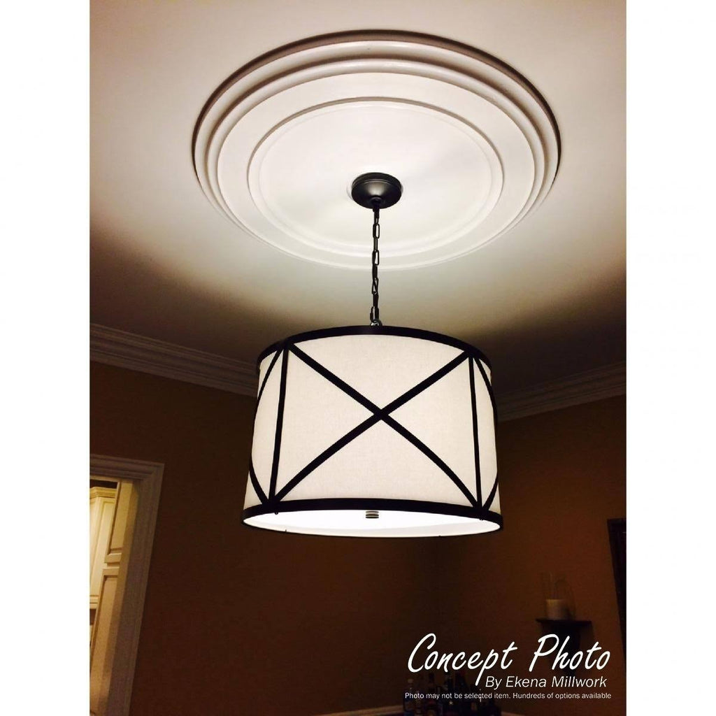 Hand-Painted Golden Oak Ceiling Medallion A328570