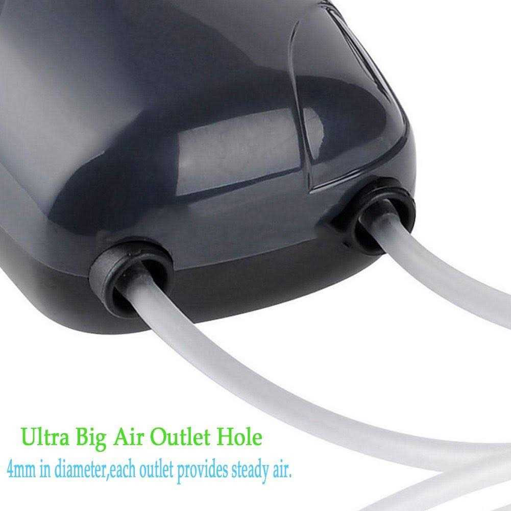 Air Bubble Disk Stone Aerator Aquarium Pump with 2M Silicone Tube I469