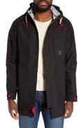 Black Tech Trench 3L Coat D832275