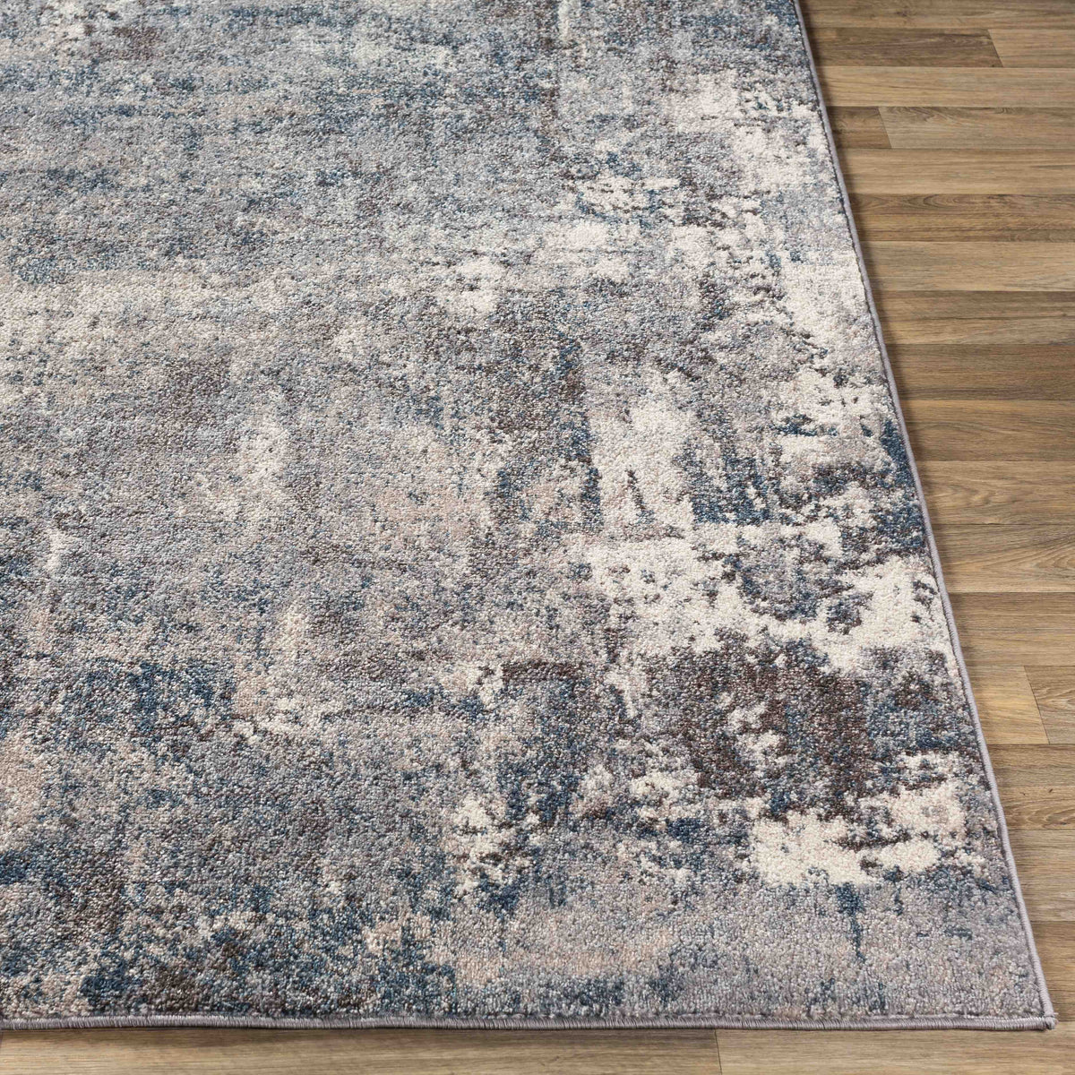 7x7 Teal Square Area Rug A95788