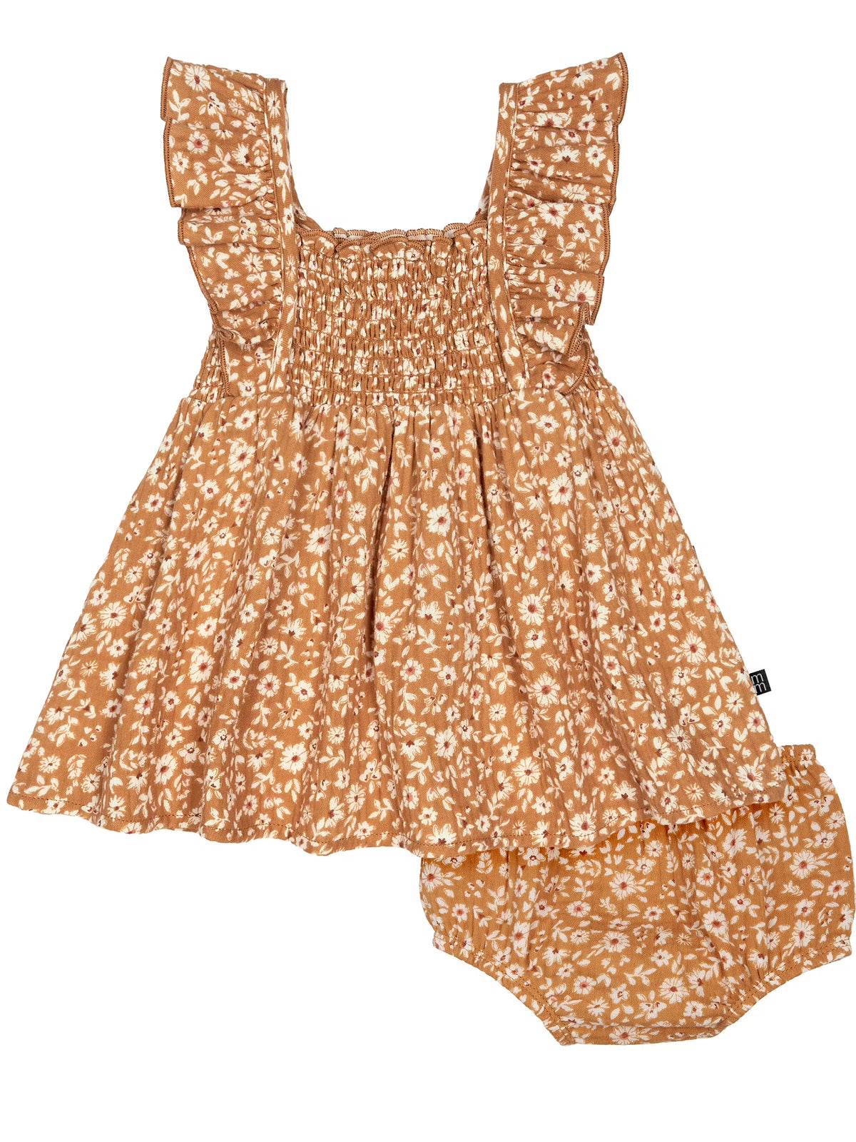 Baby Girl Cotton Dress and Diaper Cover O27016