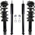AWD Front Complete Strut w/Coil Spring 2 Rear Shock Absorbers N958745
