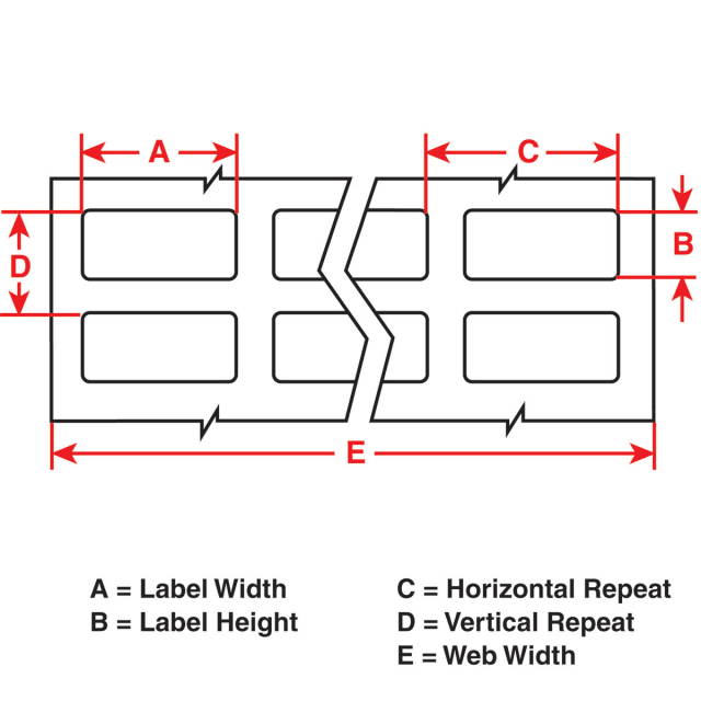 White Label, 5000 Labels G496309