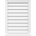 PVC Gable Vent with Brickmould F6789