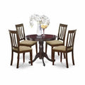 Solid Wood Dining Set Cappuccino 3 Pieces V5366