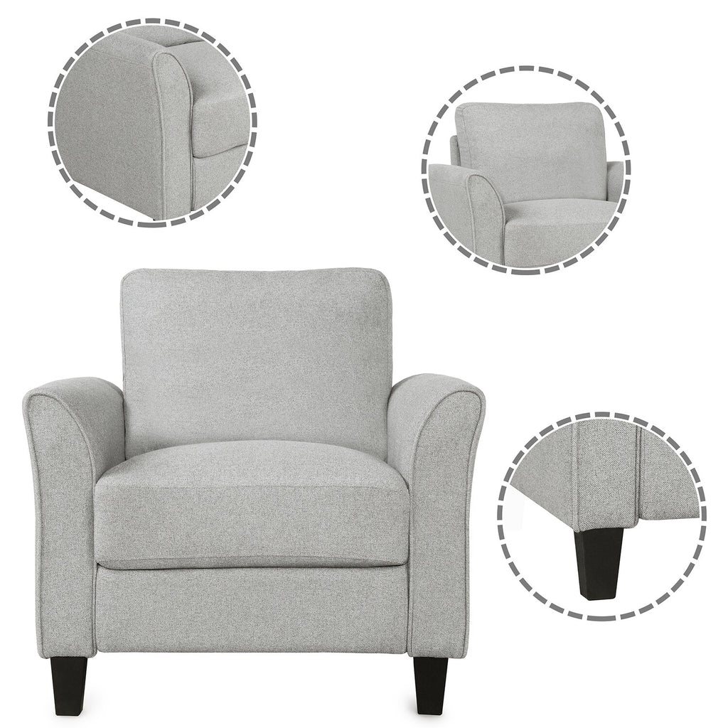 Grey 2-Piece Sofa Set P69778