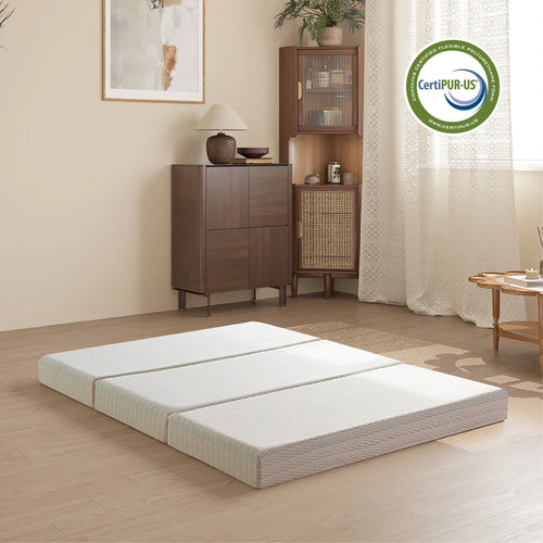 3 inch Twin Size Tri-Folding Memory Foam Mattress V55704