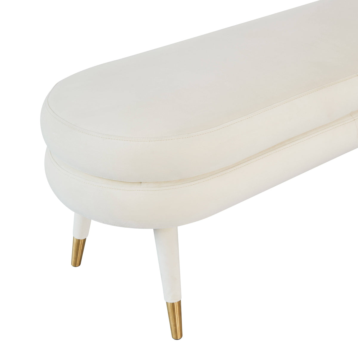 Pink Velvet Bench A832768