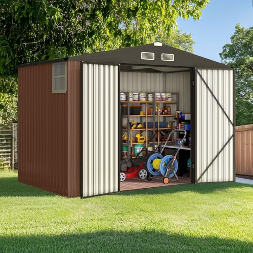 5X3 FT Heavy Duty Outdoor Metal Storage Shed A52737