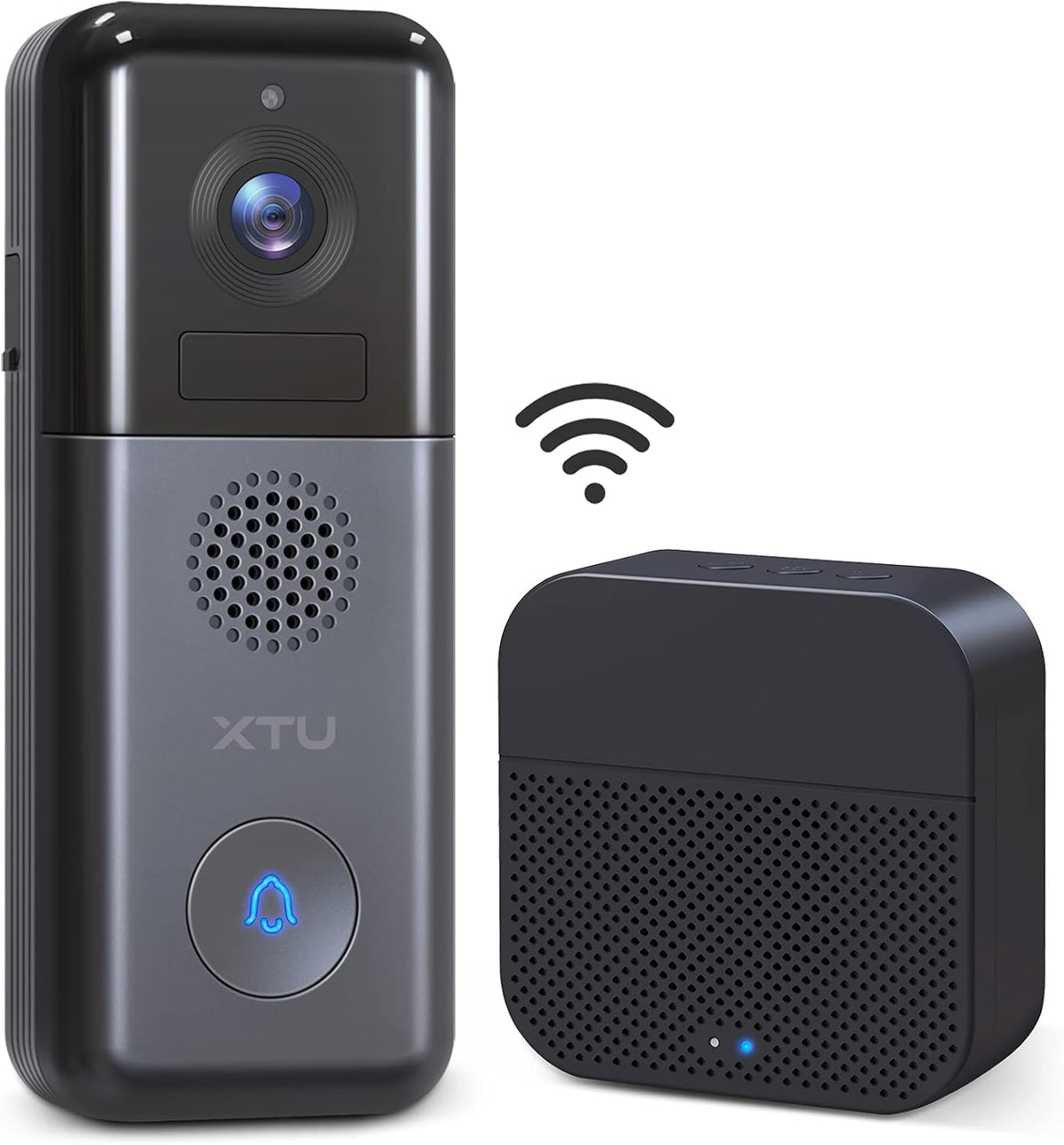 2K Resolution WiFi Video Doorbell Camera with Wireless Chime G651097
