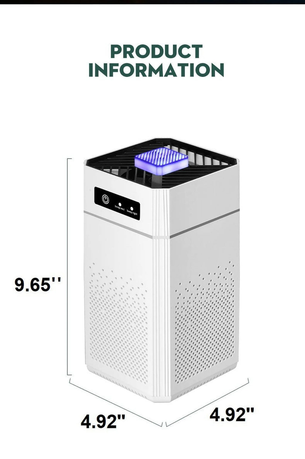 White Air Purifier for Large Room N73117