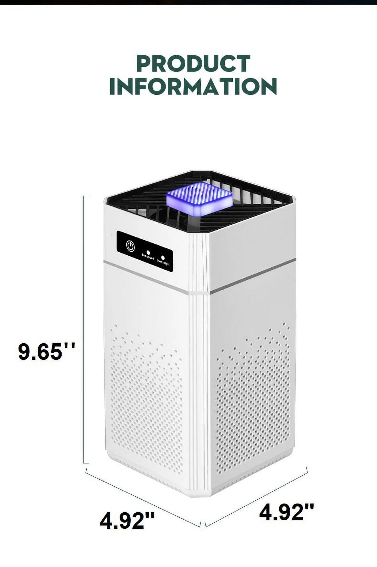White Air Purifier for Large Room N73117