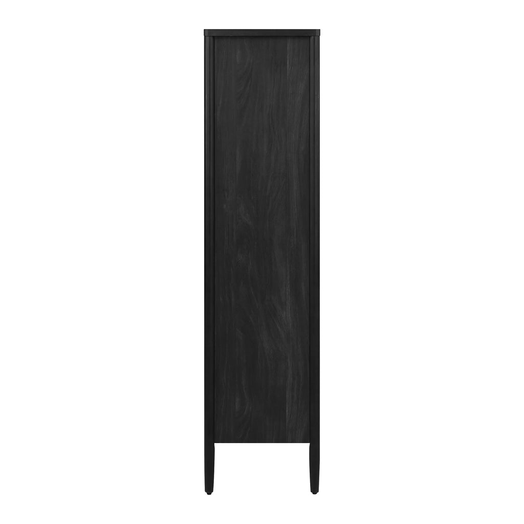 4-Shelf Bookcase with Storage Drawers N760