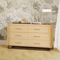 Faux Wood 6 Drawer Double Dresser P781135