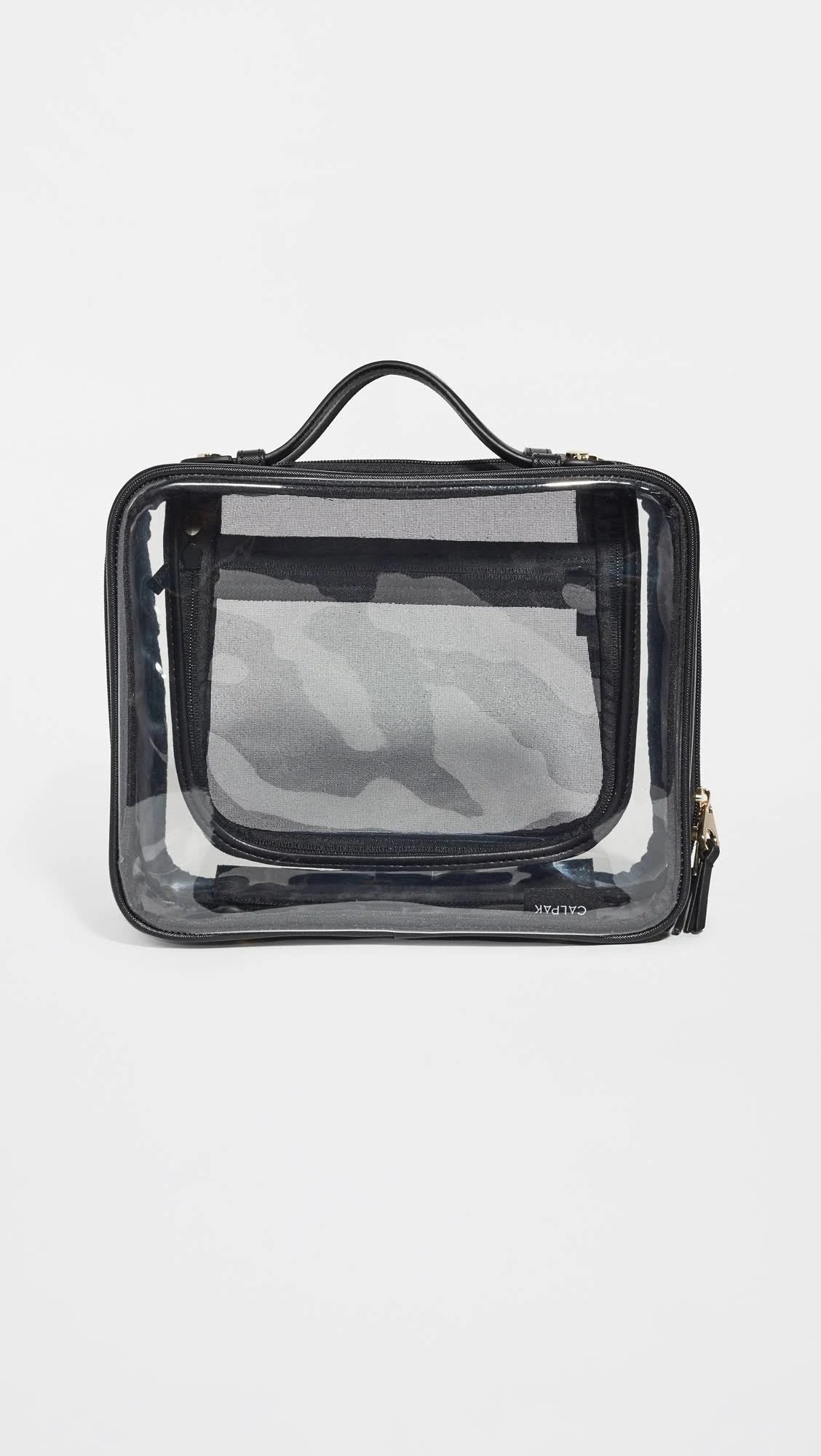 Clear Cosmetic Case Black One Size X518493