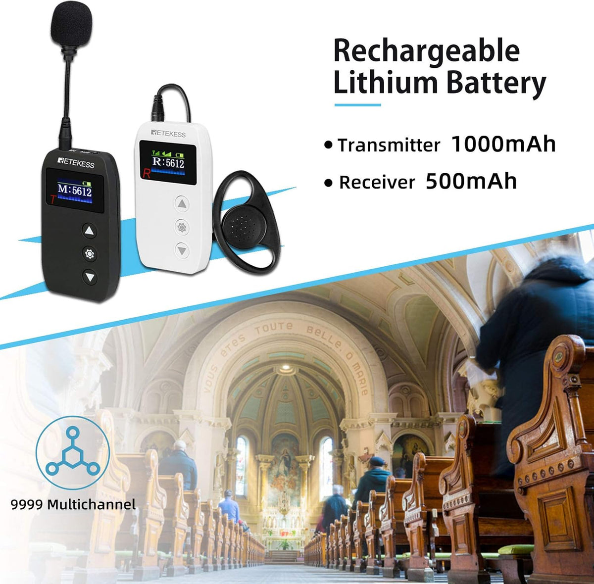 2.4G Wireless Tour Guide Audio System L57903