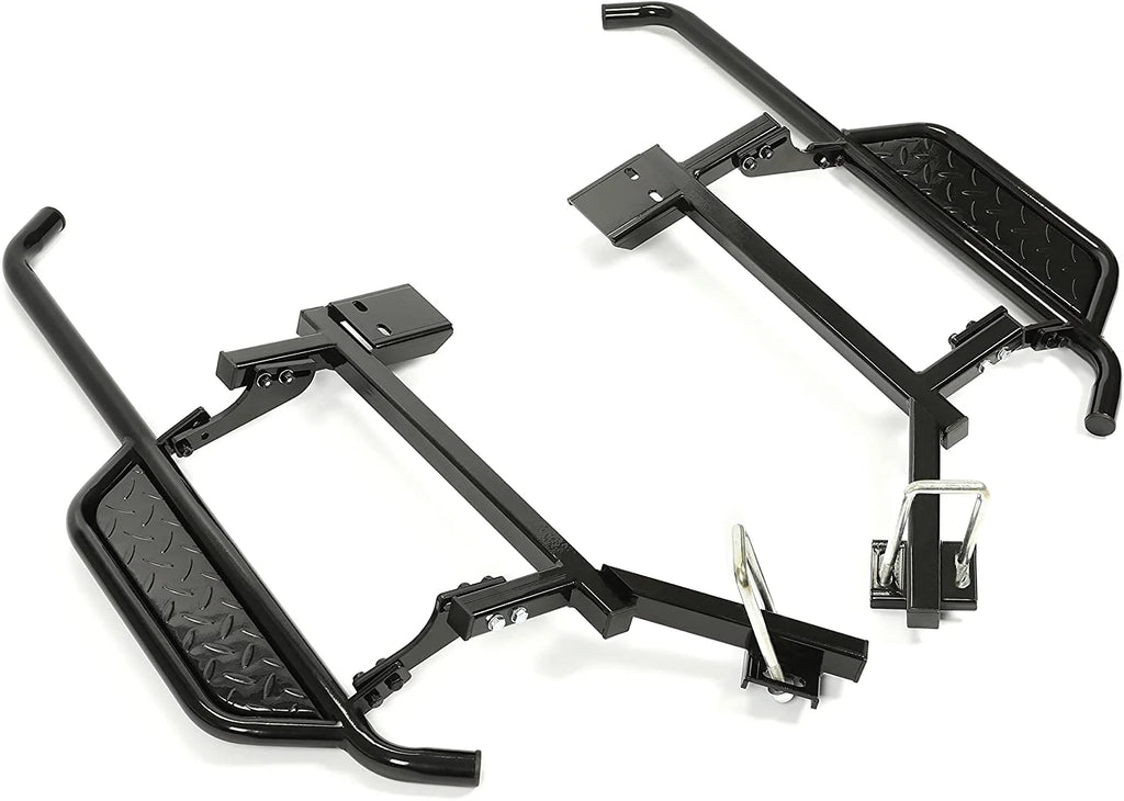 Black Steel Nerf Bars Step Down Kit M27159