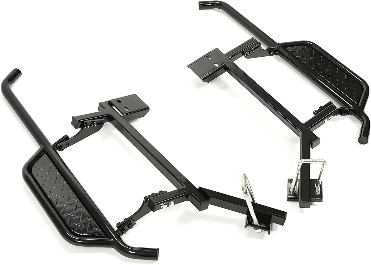 Black Steel Nerf Bars Step Down Kit M27159