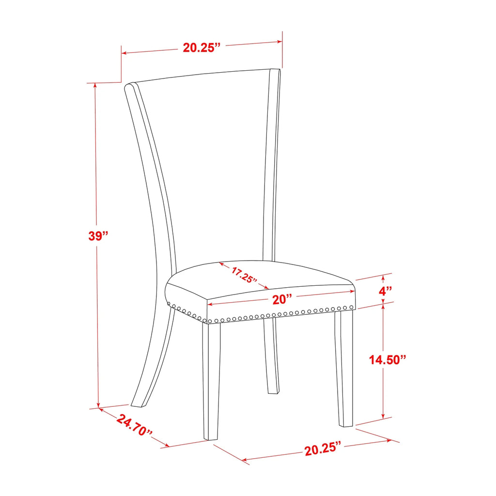 3-piece Wood Dining Set X7666