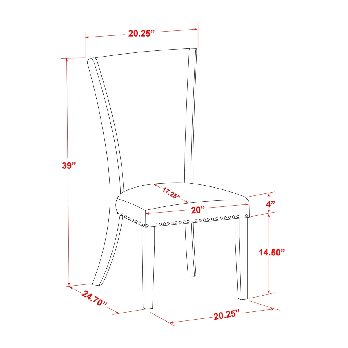 3-piece Wood Dining Set X7666