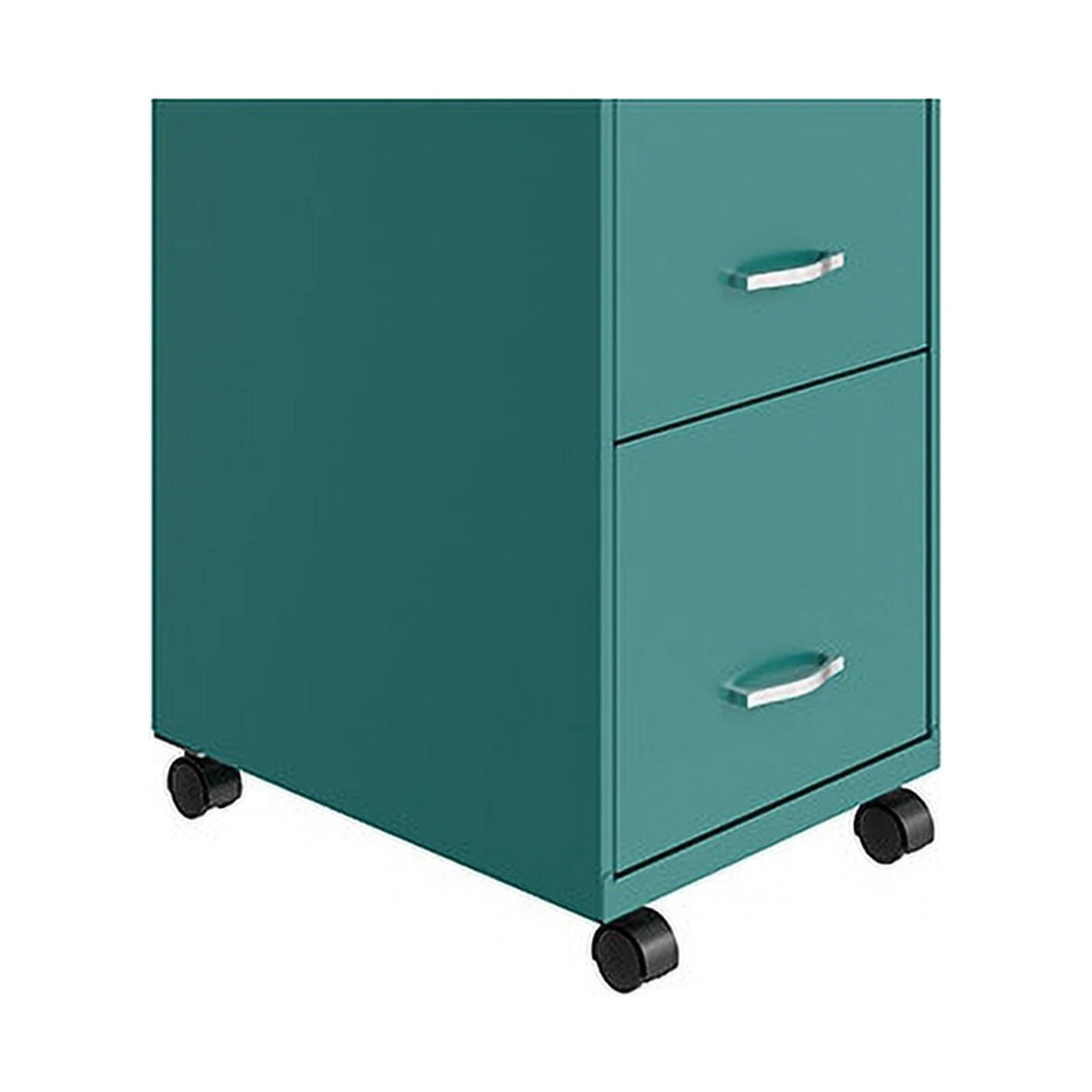 18" Deep 3 Drawer Black Metal File Cabinet R576
