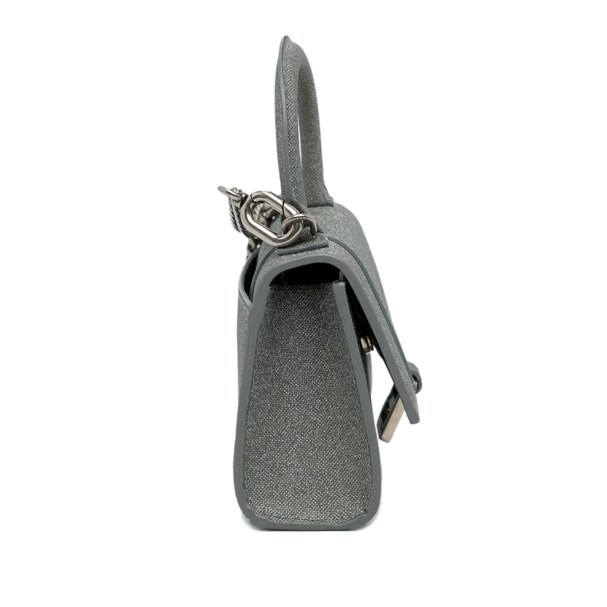 Gray Polyester Satchel M316594